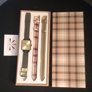 Isaac Mizrahi Watch set with changeable bands